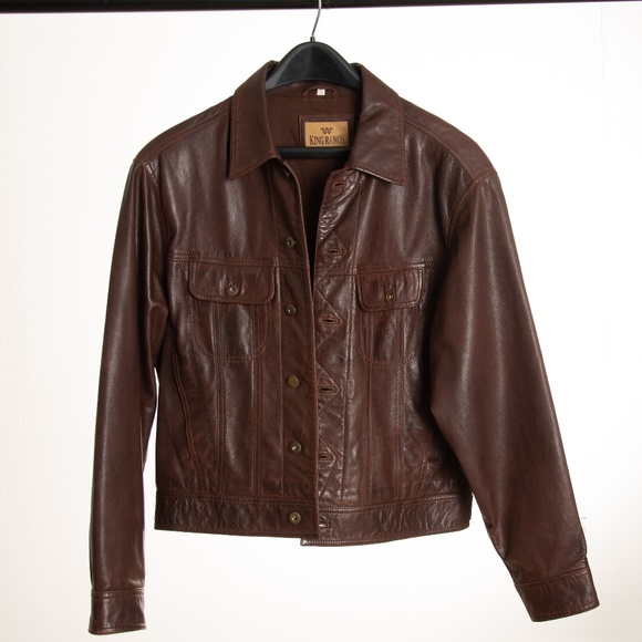 king ranch leather jacket